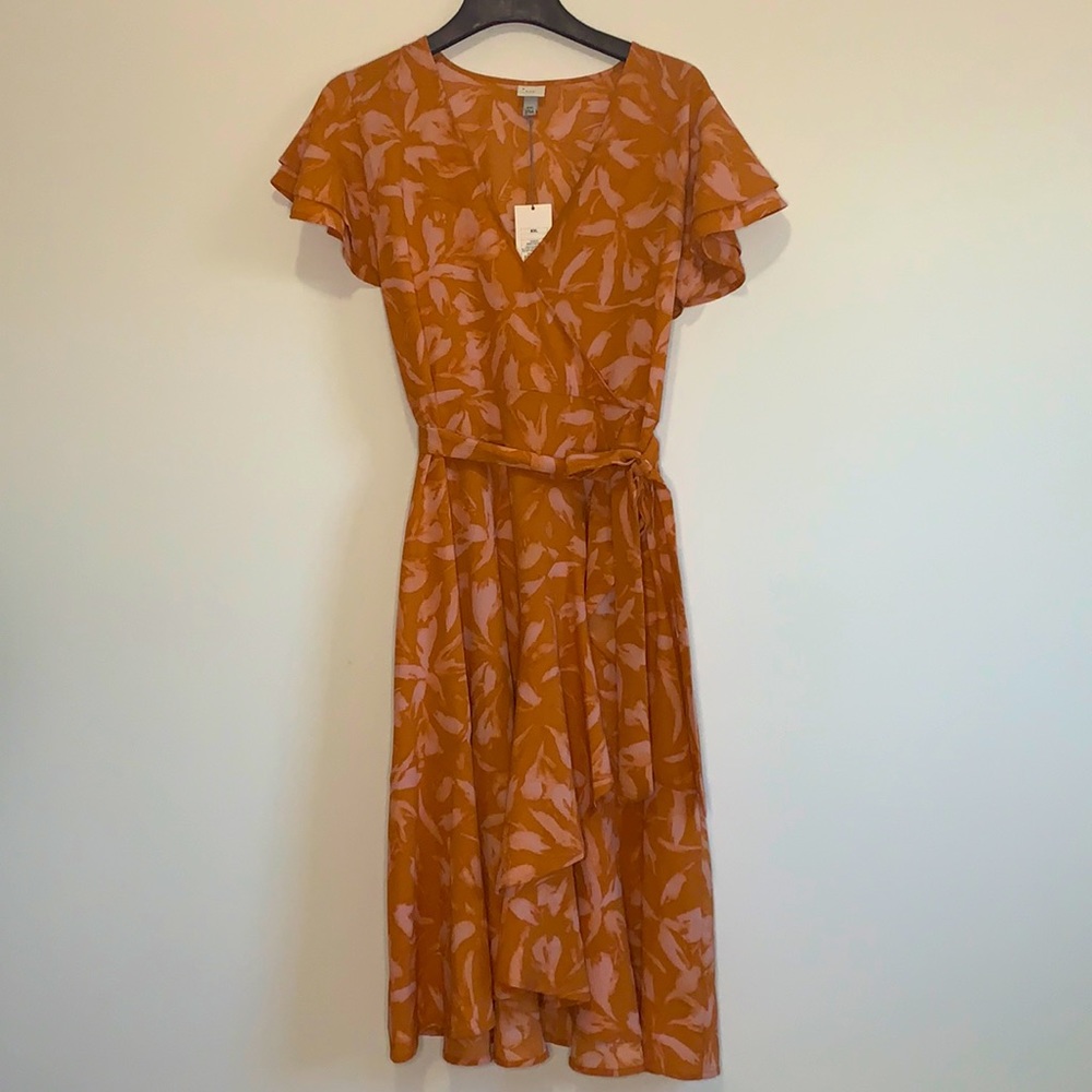 A NEW DAY | floral wrap dress